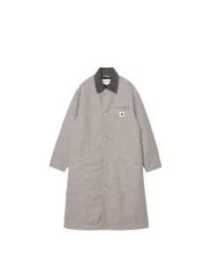 GIACCA CARHARTT WIP W' WEBSTER COAT YOSEMITE GRAPHITE STONE WASHED