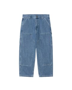 JEANS CARHARTT WIP NASH DOUBLE KNEE PANT BLUE STONE WASHED