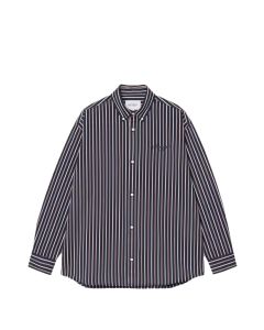 CAMICIA MANICHE LUNGHE CARHARTT WIP L/S PALANCE SHIRT PALANCE STRIPE DARK NAVY