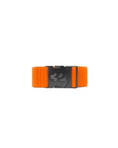 CINTURA 32 THIRTYTWO 32 CUT OUT BELT ORANGE