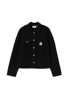GIACCA CARHARTT WIP W' MICHIGAN SWEATER BLACK