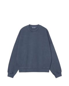 FELPA GIROCOLLO CARHARTT WIP RGGD SWEAT JUPITER GARMENT DYED