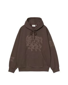 FELPA CAPPUCCIO CARHARTT WIP HOODED HACKWORK SWEAT VITTOLA GLASSY PINK