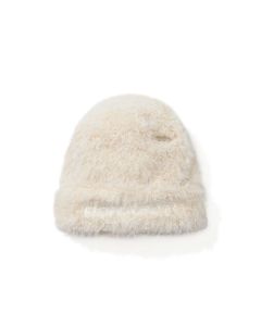 BERRETTA BSRABBIT LONG YARN BEANIE CREAM