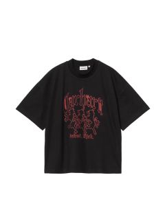 T-SHIRT MANICHE CORTE CARHARTT WIP S/S HACKWORK T-SHIRT BLACK HEAVY STONE WASH