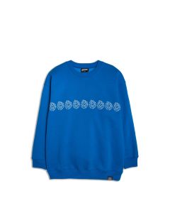 FELPA GIROCOLLO METHOD X ARTHUR LONGO CREW SWEATSHIRT BLUE