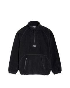 FELPA GIROCOLLO METHOD LABEL 1/4 ZIP FLEECE BLACK