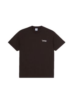 T-SHIRT MANICHE CORTE POLAR SKATE CO. TEE | USELESS WOODEN DOG CHOCOLATE