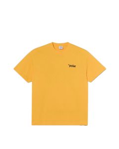 T-SHIRT MANICHE CORTE POLAR SKATE CO. TEE | USELESS WOODEN DOG YELLOW
