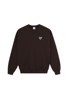 FELPA GIROCOLLO POLAR SKATE CO. DAVE CREWNECK | NEW SPORT CHOCOLATE