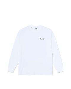 T-SHIRT MANICHE LUNGHE POLAR SKATE CO. LS TEE | DUNES WHITE