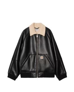 GIACCA CARHARTT WIP SHEPTON JACKET BLACK NATURAL