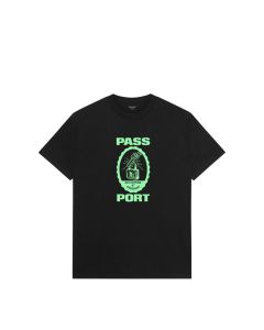 T-SHIRT MANICHE CORTE PASS~PORT HERCU~LOCKS TEE BLACK