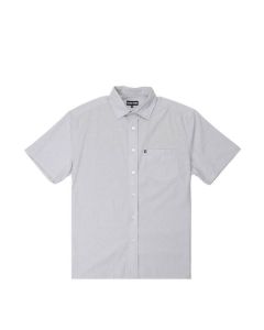 CAMICIA MANICHE CORTE PASS~PORT WORKERS STRIPE SHIRT SHORT-SLEEVE STONE