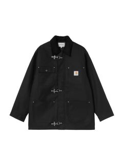GIACCA CARHARTT WIP ADAIR COAT BLACK BLACK