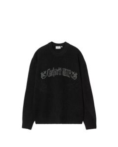 FELPA GIROCOLLO CARHARTT WIP COMMUTING SWEATER BLACK