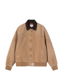 GIACCA CARHARTT WIP OG SANTA FE JACKET HAMILTON BROWN TOBACCO