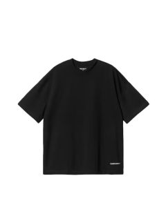 T-SHIRT MANICHE CORTE CARHARTT WIP S/S LINK SCRIPT T-SHIRT BLACK WHITE