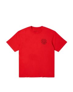 T-SHIRT MANICHE CORTE EDWIN MUSIC CHANNEL TS WHITE RED