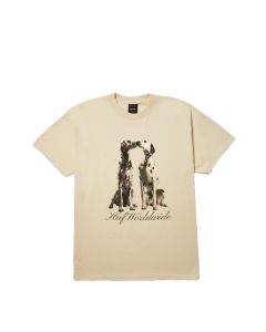 T-SHIRT MANICHE CORTE HUF DOGGED SS TEE BLEACH
