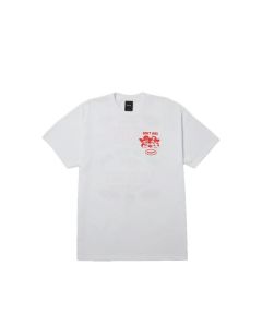 T-SHIRT MANICHE CORTE HUF AFTER MIDNIGHT SS TEE WHITE