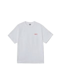 T-SHIRT MANICHE CORTE OBEY NOUVEAU ANGEL TEE WHITE