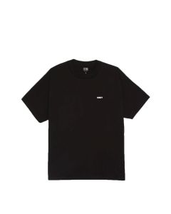 T-SHIRT MANICHE CORTE OBEY THE MEDIUM IS THE MESSAGE TEE BLACK