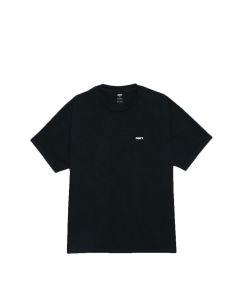 T-SHIRT MANICHE CORTE OBEY BOLD ICON FACE TEE PIGMENT DUSTY BLACK