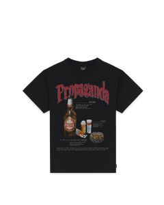 T-SHIRT MANICHE CORTE PROPAGANDA HABITS TEE BLACK