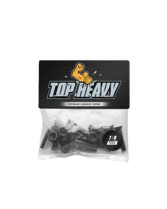 HARDWARE SKATE TOP HEAVY BOLTS HEAVY HARDWARE 7/8 ALLEN MATTE BLACK