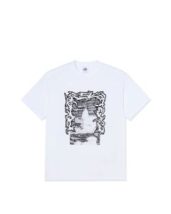 T-SHIRT MANICHE CORTE POLAR SKATE CO. TEE | PASSING RESEMBLANCE WHITE