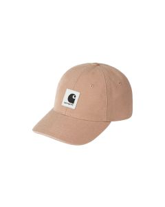 CAPPELLO CARHARTT WIP CANVAS CAP DUSTY H BROWN STONE WASHED U
