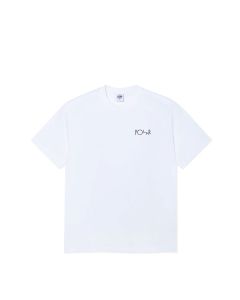 T-SHIRT MANICHE CORTE POLAR SKATE CO. TEE | LOST & FOUND WHITE