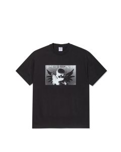 T-SHIRT MANICHE CORTE POLAR SKATE CO. TEE | BABY ANGEL BLACK