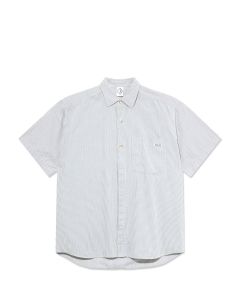 CAMICIA MANICHE CORTE POLAR SKATE CO. MITCH SHIRT BLUE CHECK
