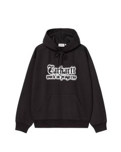FELPA CAPPUCCIO CARHARTT WIP HOODED WORLD TOUR SWEAT BLACK