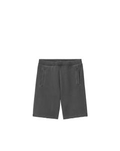 SHORTS CARHARTT WIP NELSON SWEAT SHORT BLACK GARMENT DYED