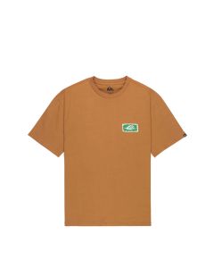 T-SHIRT MANICHE CORTE QUIKSILVER SERENITY SPLASH TOBACCO BROWN