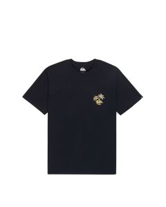 T-SHIRT MANICHE CORTE QUIKSILVER EVO LEARNING FROM NATURE BLACK