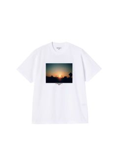 T-SHIRT MANICHE CORTE CARHARTT WIP S/S WARM VIEWS T-SHIRT WHITE