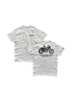 T-SHIRT MANICHE CORTE ILLEGAL VINTAGE 750 TOKIO WHITE