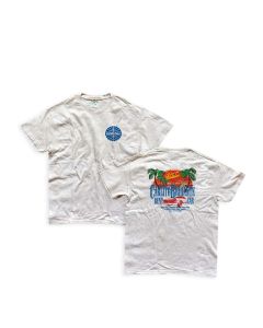 T-SHIRT MANICHE CORTE ILLEGAL VINTAGE PANAM WHITE