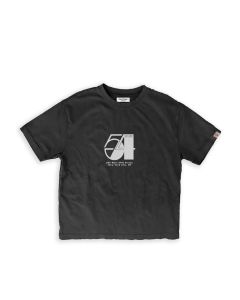 T-SHIRT MANICHE CORTE ILLEGAL VINTAGE STUDIO 54 W BLACK