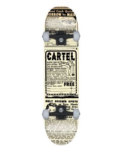 SKATE COMPLETO CARTEL KARATE 8.0" UNICO U