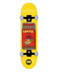 SKATE COMPLETO CARTEL SKATE FIRESTARTER 8.0" UNICO U