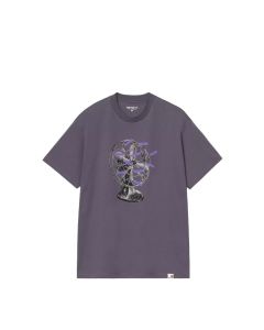 T-SHIRT MANICHE CORTE CARHARTT WIP S/S FAN T-SHIRT SHADY PURPLE