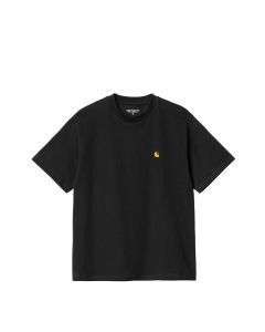 T-SHIRT MANICHE CORTE CARHARTT WIP W' S/S CHASE T-SHIRT BLACK GOLD
