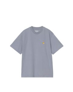 T-SHIRT MANICHE CORTE CARHARTT WIP W' S/S CHASE T-SHIRT SHADY BLUE GOLD
