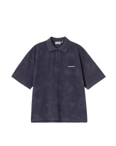 T-SHIRT MANICHE CORTE CARHARTT WIP S/S PAINTER POLO DARK NAVY DESTROY SPLATTER