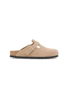 CALZATURE SPIAGGIA BIRKENSTOCK BOSTON SUEDE LEATHER (S) SANDCASTLE